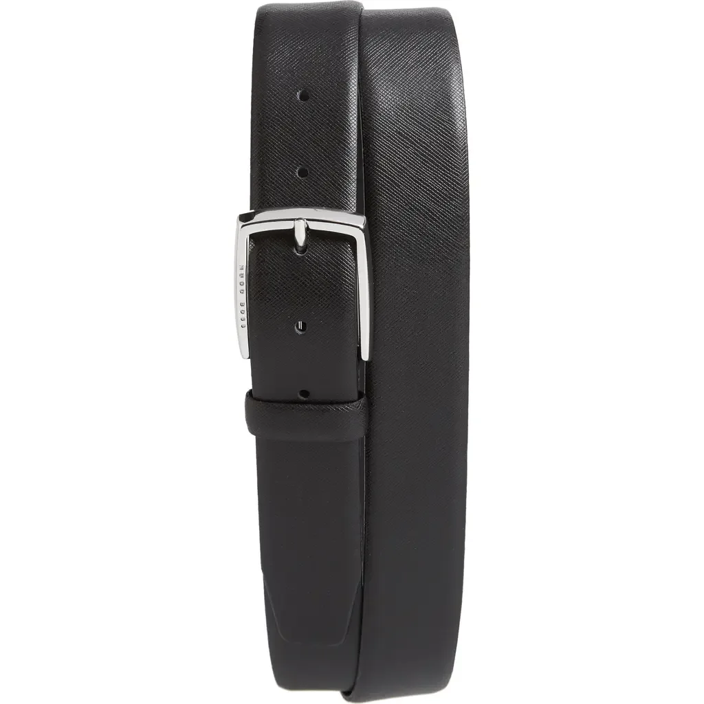 Celie Saffiano Leather Belt by BOSS