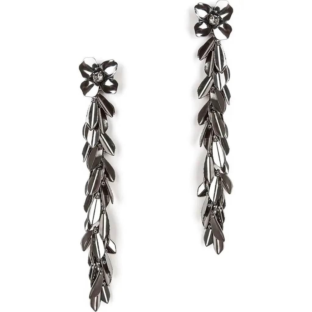 Demeter Floral Drop Earrings by Deepa Gurnani