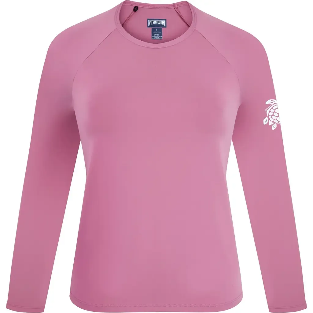 Long Sleeves Rashguard Top Solid by Vilebrequin