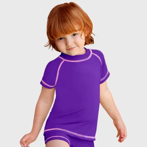 UPF 50+ Short Sleeve Rashguard by City Threads USA-Made