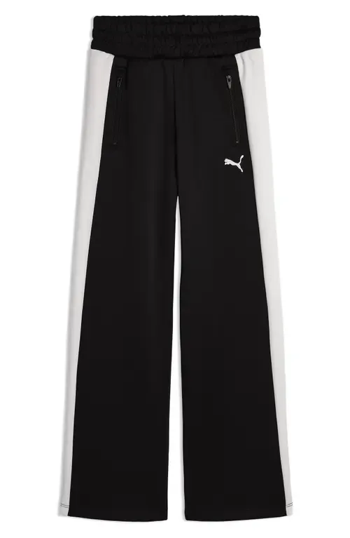 T7 Foundations Straight Leg Piqué Track Pants by PUMA