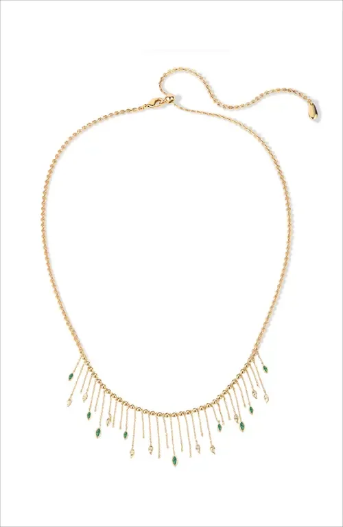 Verdant Whisper Tassels Necklace by RETRO CHIC