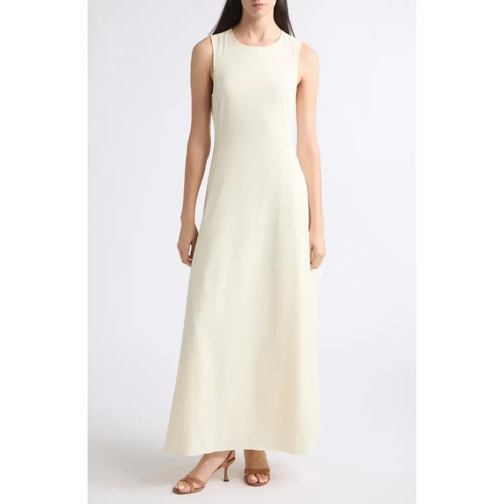 Cady Scoop Neck Midi Dress by Emporio Armani
