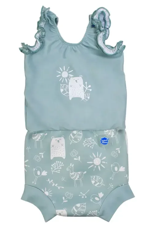 Happy Nappy Swimsuit with Reusable Swim Diaper by Splash About