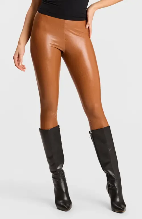 Control Top Faux Leather Leggings by Commando