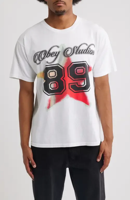 Varsity Star Graphic T-Shirt by Obey