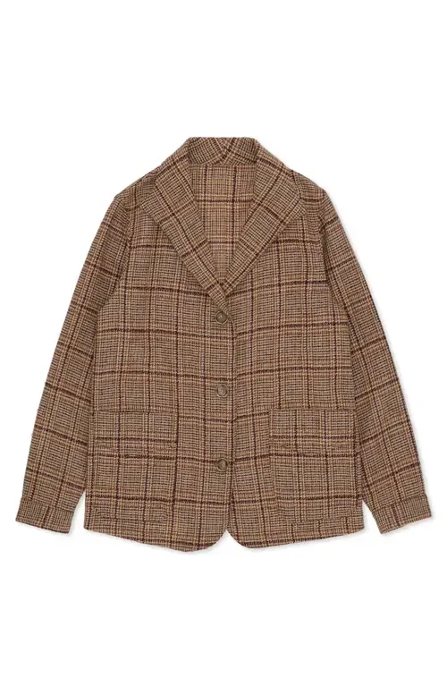 Scotland Classic Check Wool Jacket by Fortela