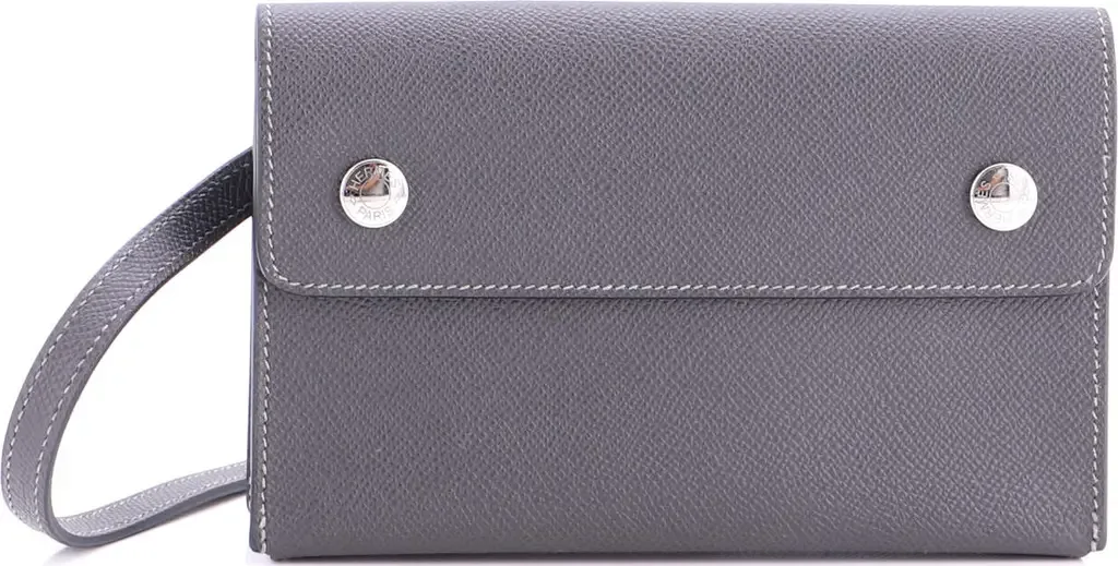 Hermesnap Wallet Bag Epsom by Pre-Owned Hermes