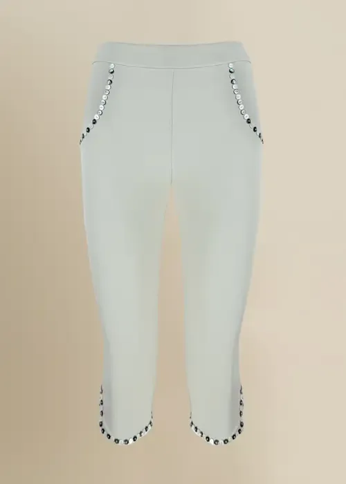 Benjamin Soft Stretch Cropped Capri Pant by Contessa Mills