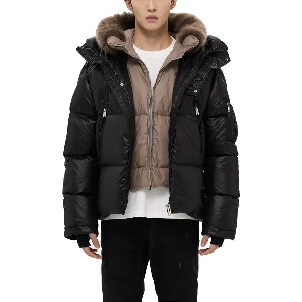 Kudu Detachable Double Hood Puffer