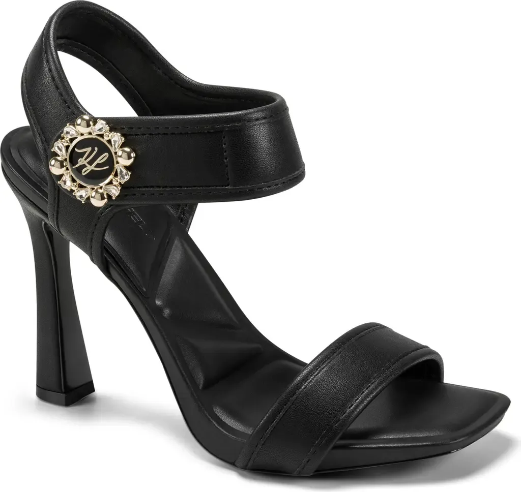 Celida Ankle Strap Sandal by KARL LAGERFELD PARIS