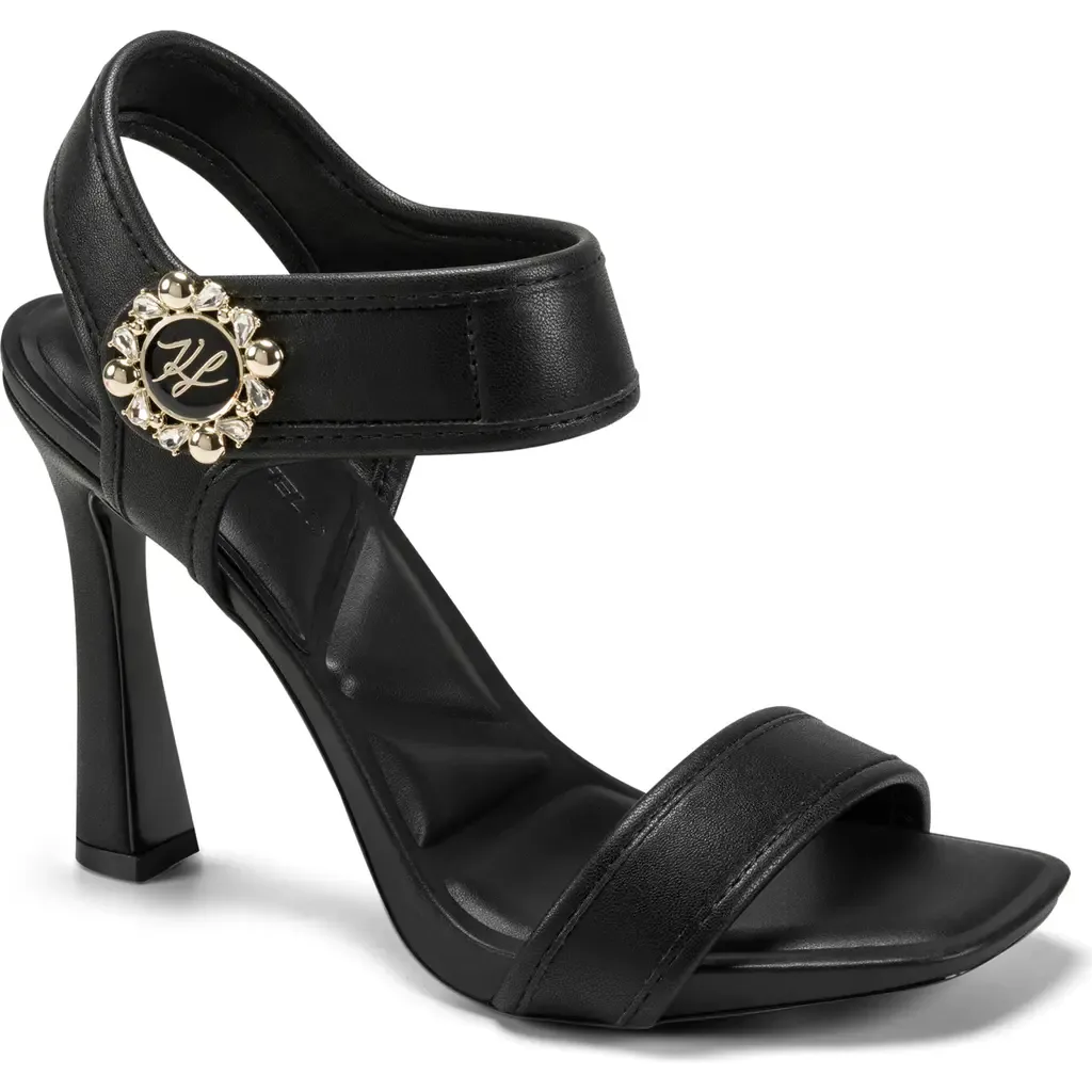 Celida Ankle Strap Sandal by KARL LAGERFELD PARIS