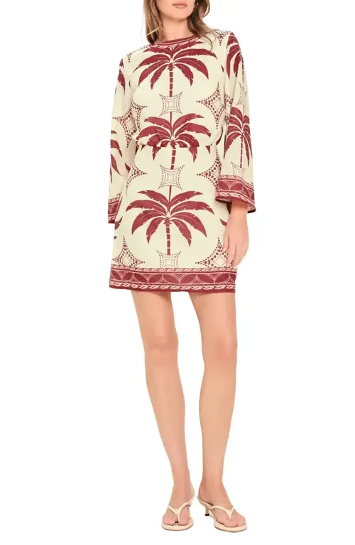 Palm Print Minidress by FLYING TOMATO