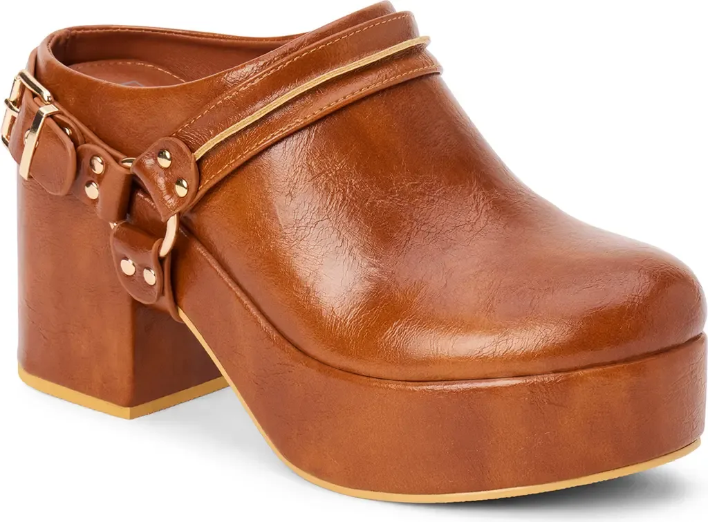 Sawyer Block Heel Platform Clog by Coconuts by Matisse