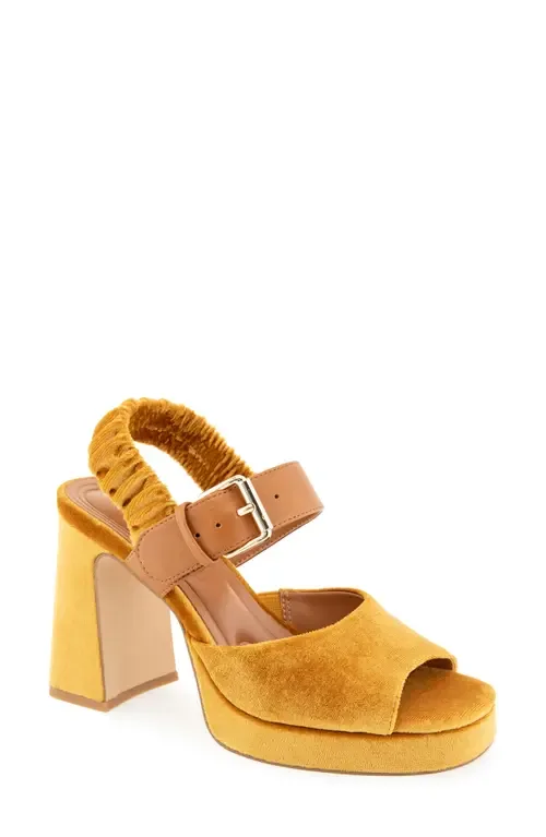 Finzee Block Heel Platform Sandal by Christian Siriano