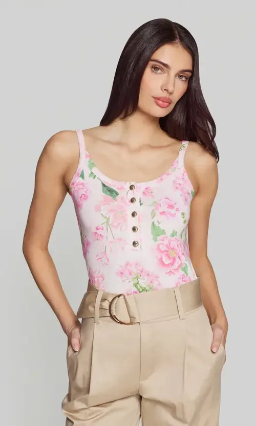 Molly Floral Jersey Tank Top by Generation Love