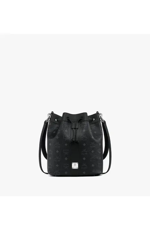 Medium Dessau Drawstring Bag in Visetos by MCM