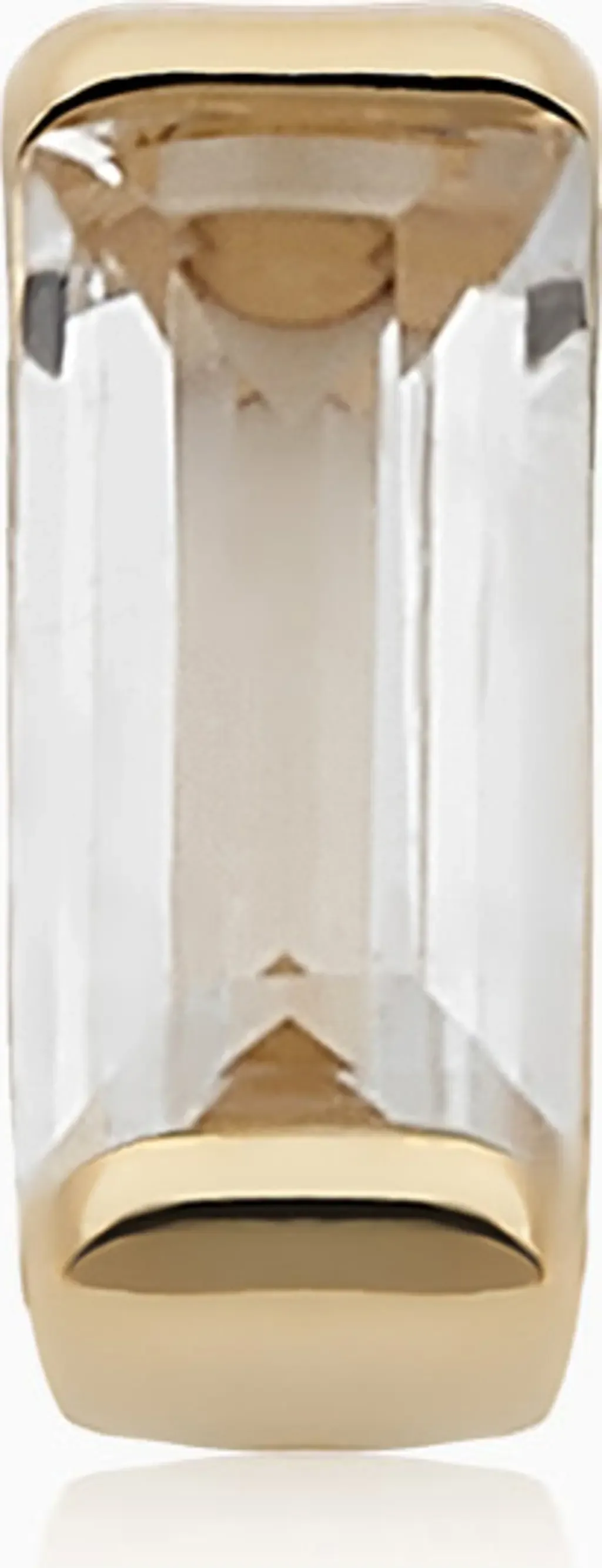 14K Gold Fresco Baguette Micro Single Stud