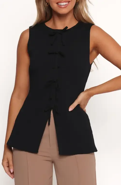 Milani Bow Front Sweater Tank by Petal & Pup