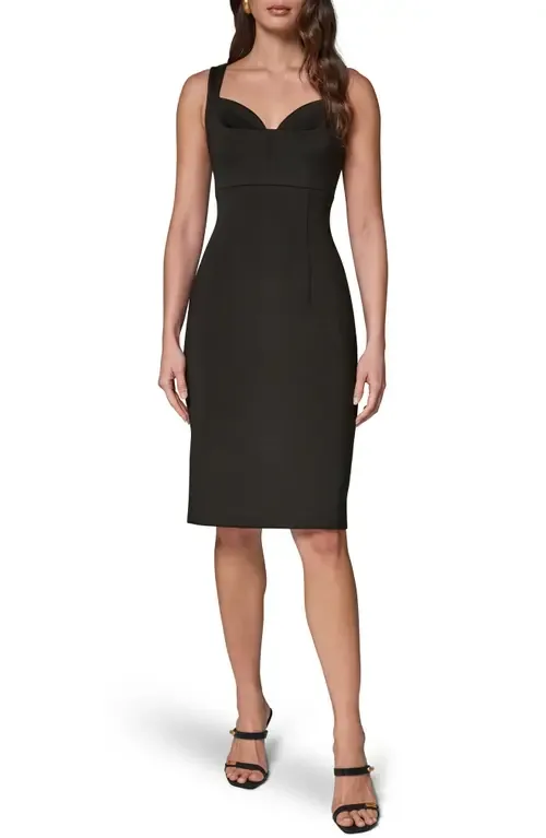 Sweetheart Neck Sheath Dress by Donna Karan New York