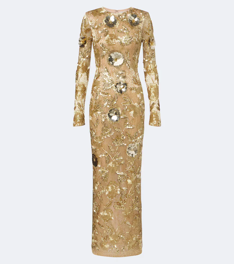 Robe Longue Pierre à Ornements