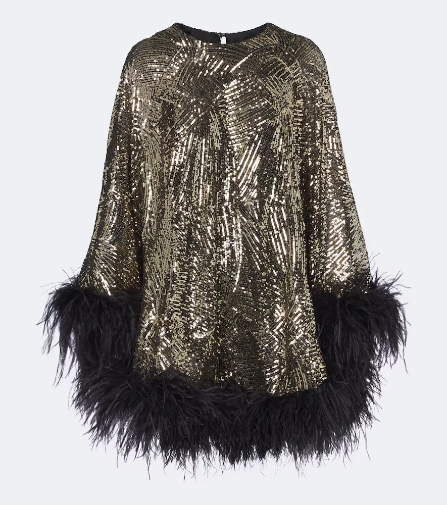 Robe Vegas Disco à Plumes by Taller Marmo