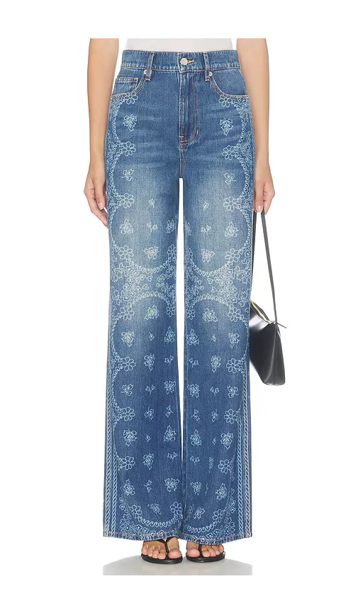 Taylor High Rise Wide Leg Jeans by Veronica Beard