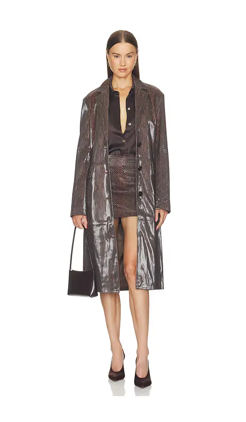 Classic Leather Jacket by Paris Georgia