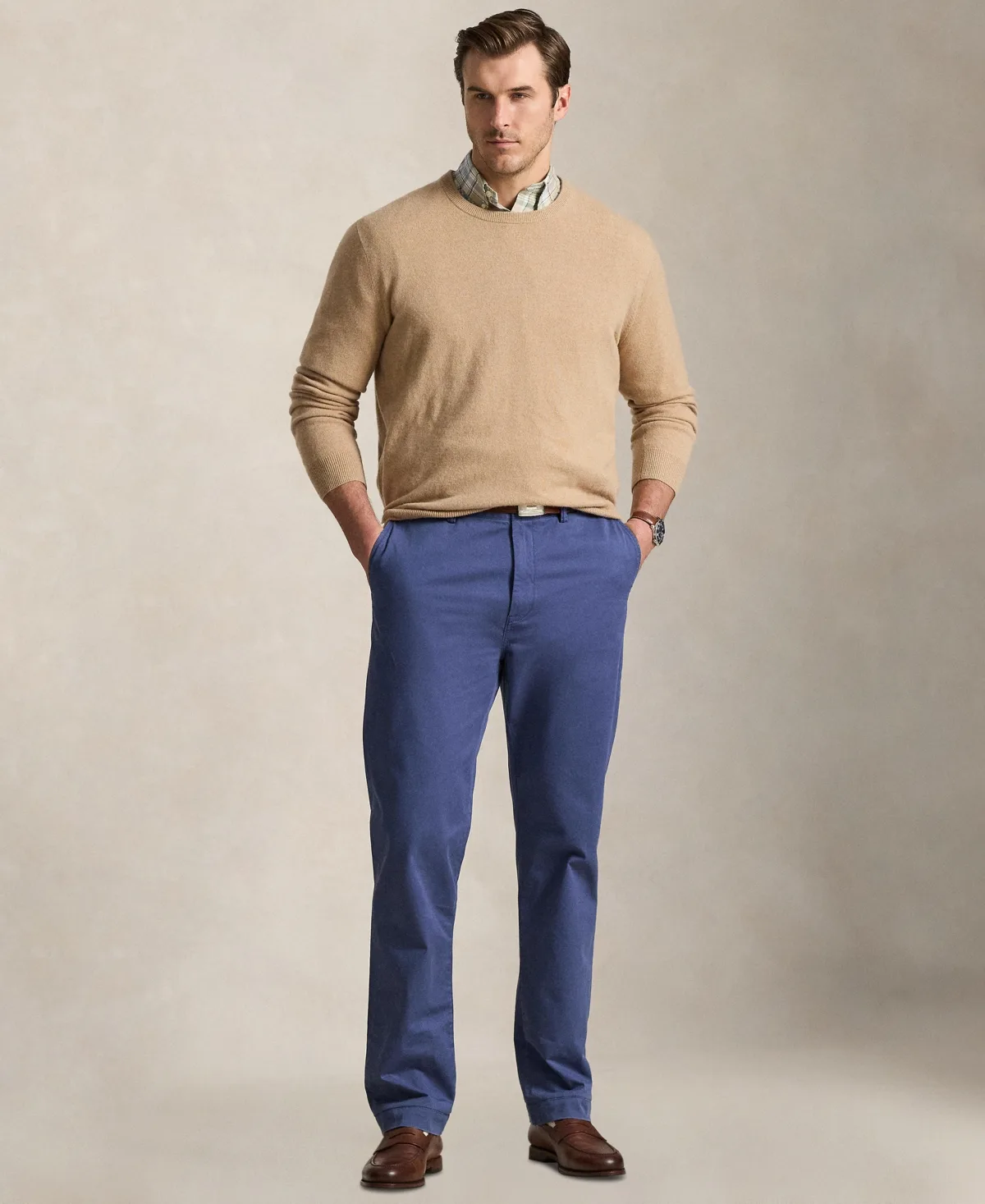 Stretch Classic Fit Washed Chino Pants by Polo Ralph Lauren