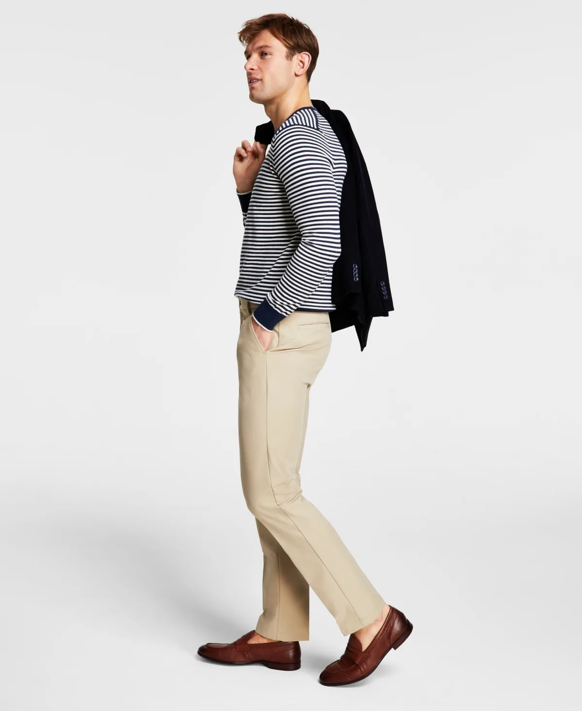 Classic Fit Cotton Stretch Performance Pants by Michael Kors