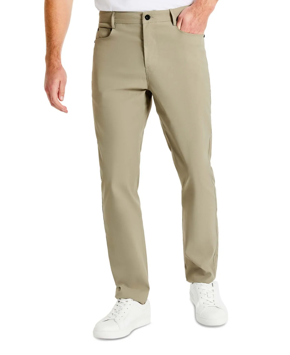 Slim-Fit 5-Pocket Tech Pants by Kenneth Cole