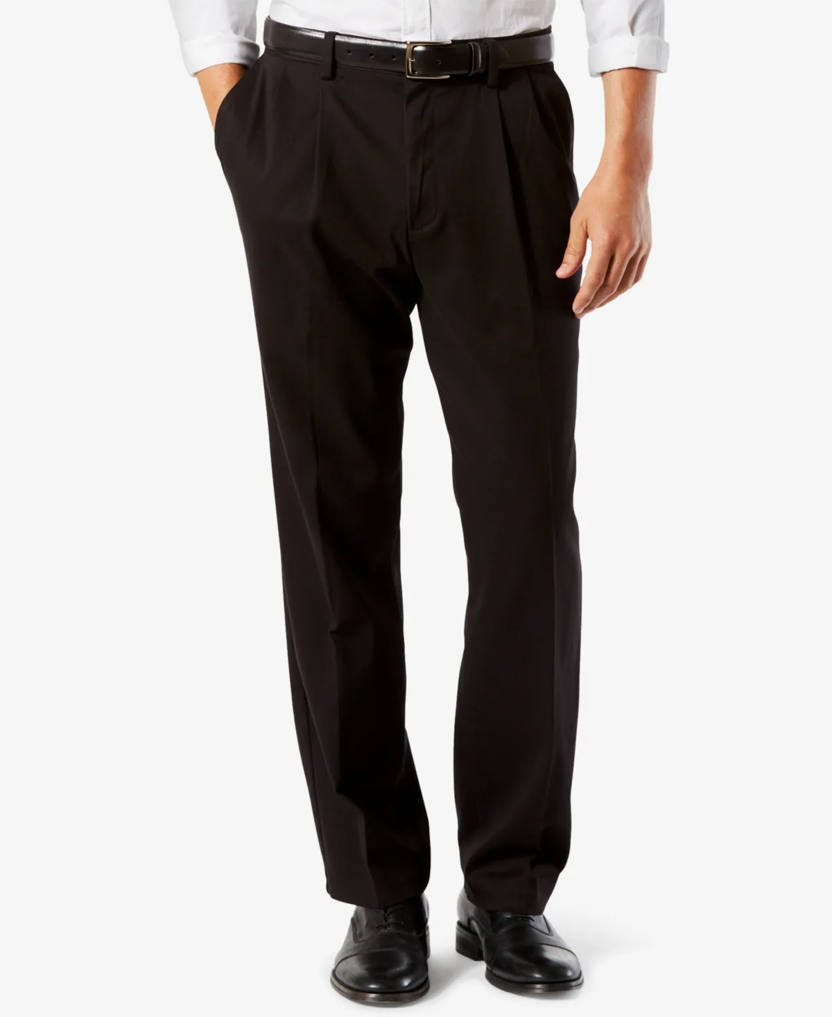 Easy Classic Fit Khaki Stretch Pants by Dockers