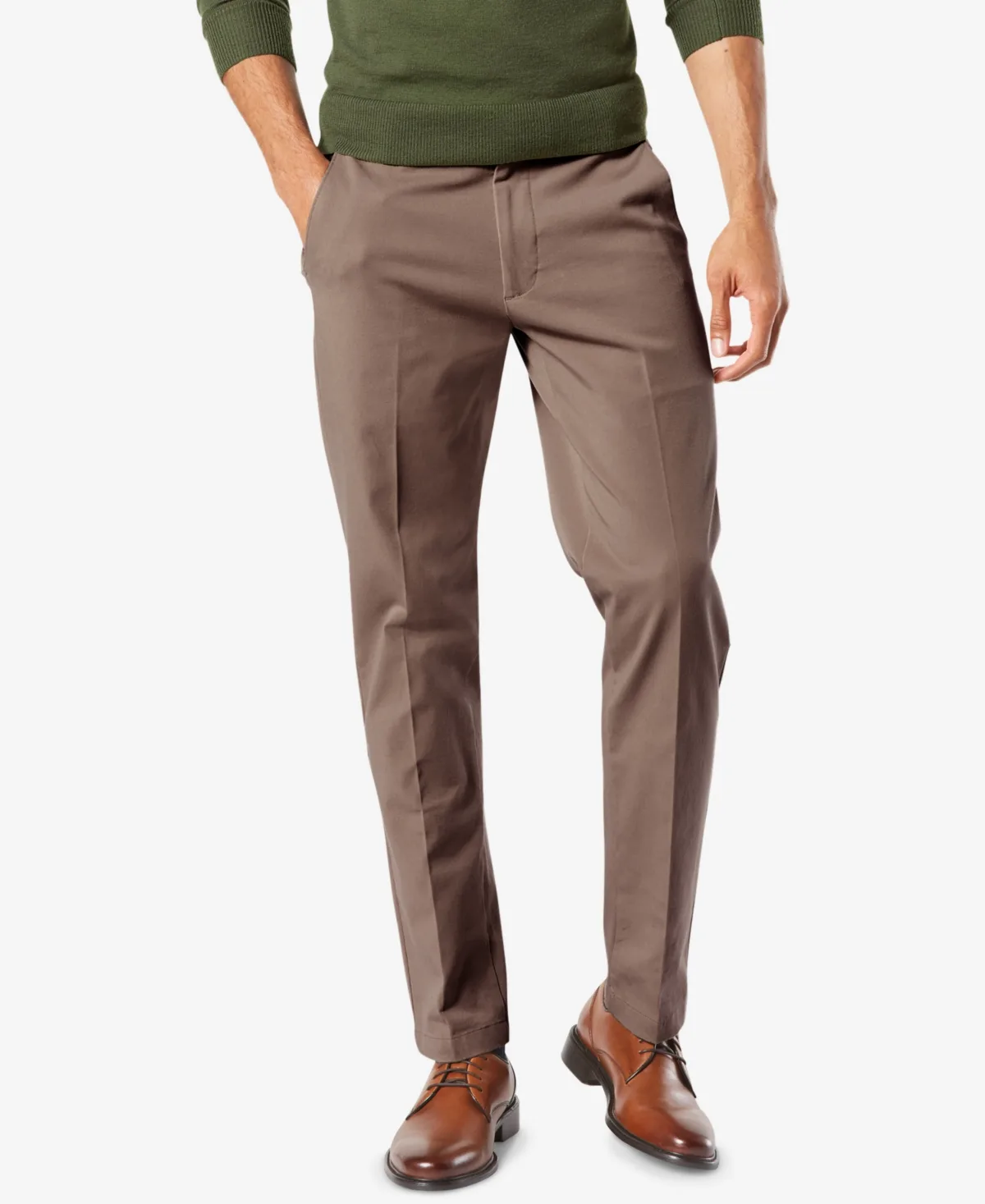 Workday Smart 360 Flex Slim Fit Khaki Stretch Pants by Dockers