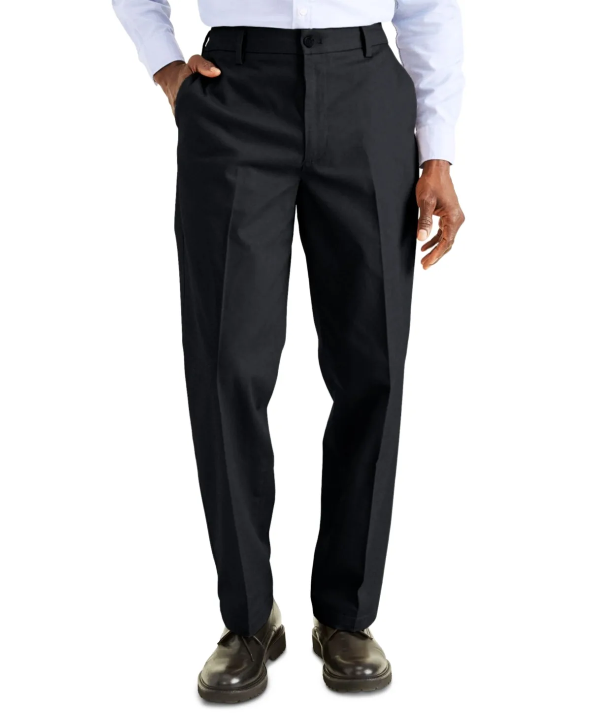 Signature Classic Fit Iron Free Khaki Pants with Stain Defender by Dockers