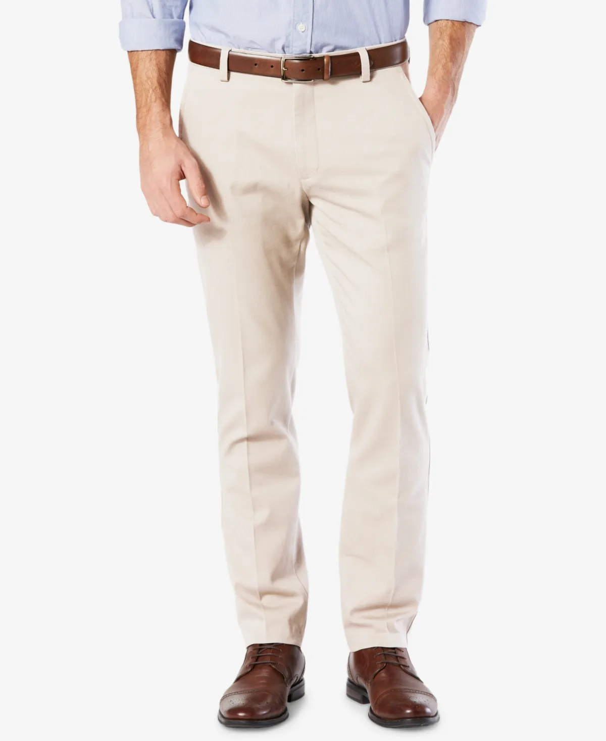 Easy Slim Fit Khaki Stretch Pants by Dockers