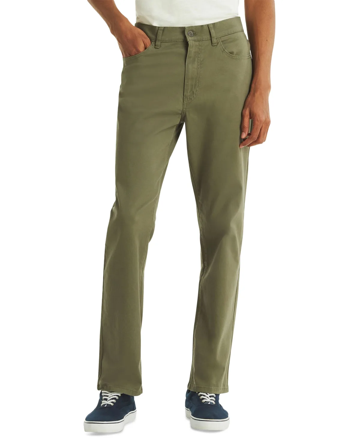 Straight-Fit Stretch Pants by Nautica