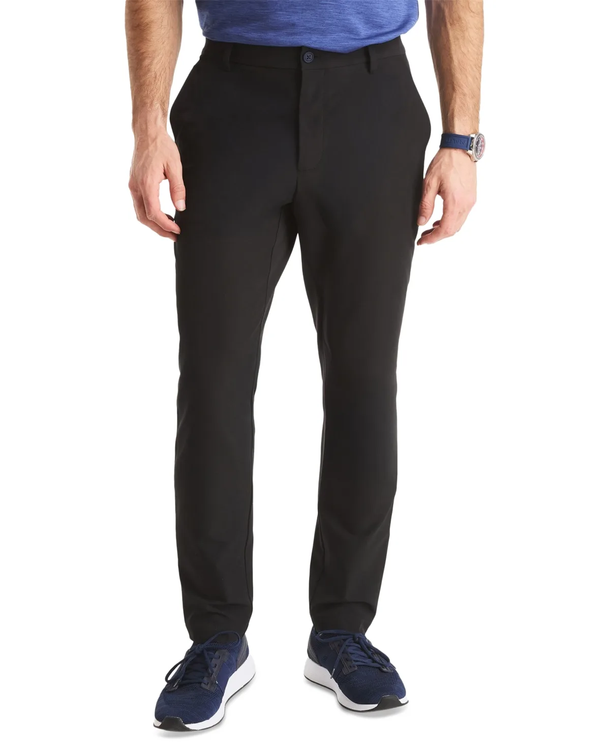 Signature Slim-Fit Flat-Front Performance Pants by Nautica