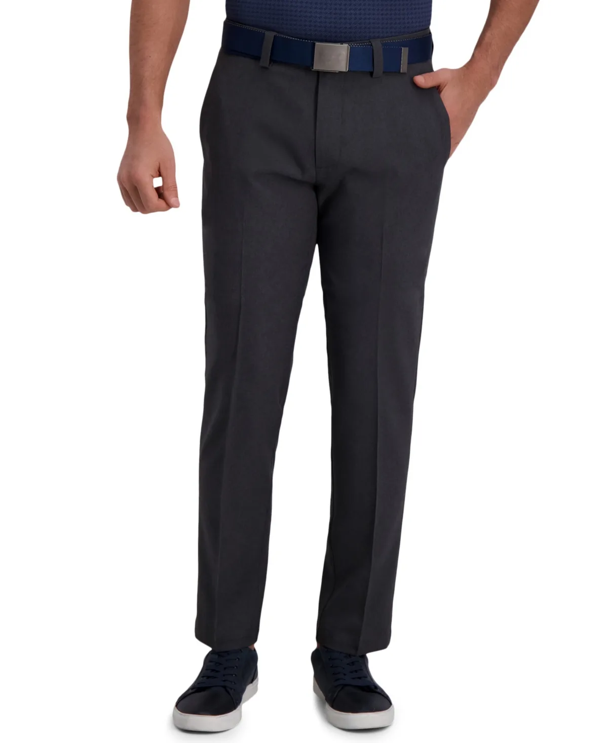 Cool Right Performance Flex Straight Fit Flat Front Pant by Haggar