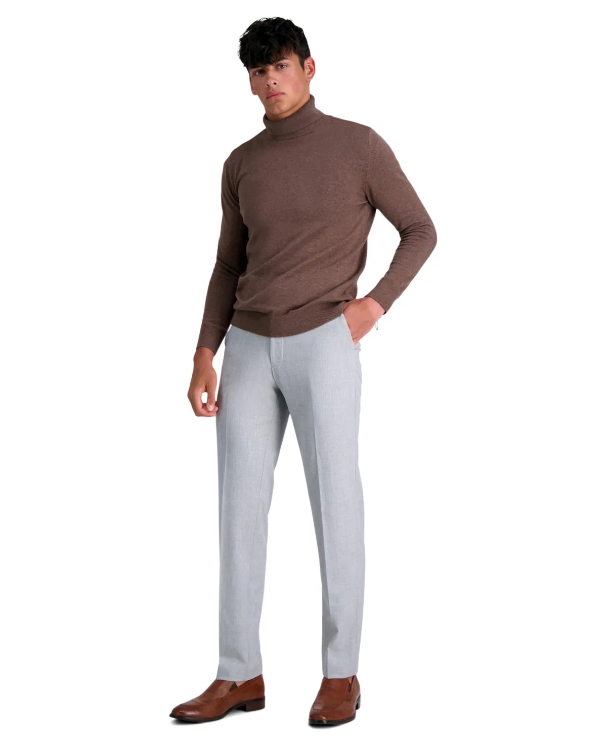Jmh 4 Way Stretch Slim Fit Flat Front Dress Pant by Haggar