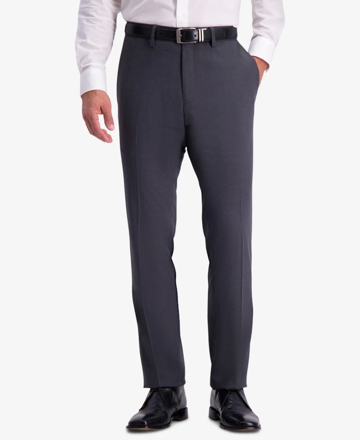 Slim-Fit Shadow Check Dress Pants by Kenneth Cole Reaction
