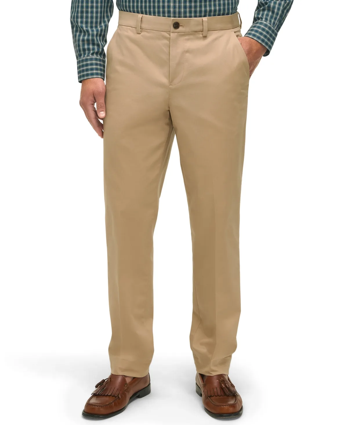 Classic-Fit Cotton Stretch Chino Pants by Brooks Brothers