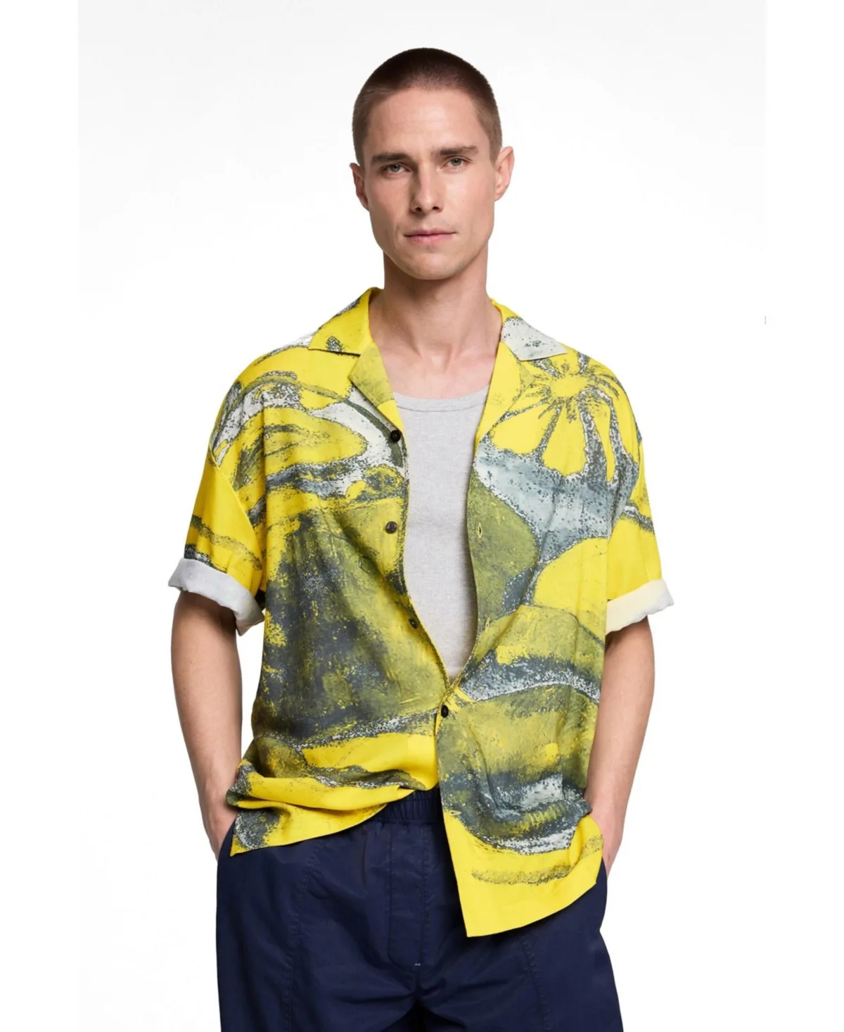 Checked-Print Shirt by Desigual