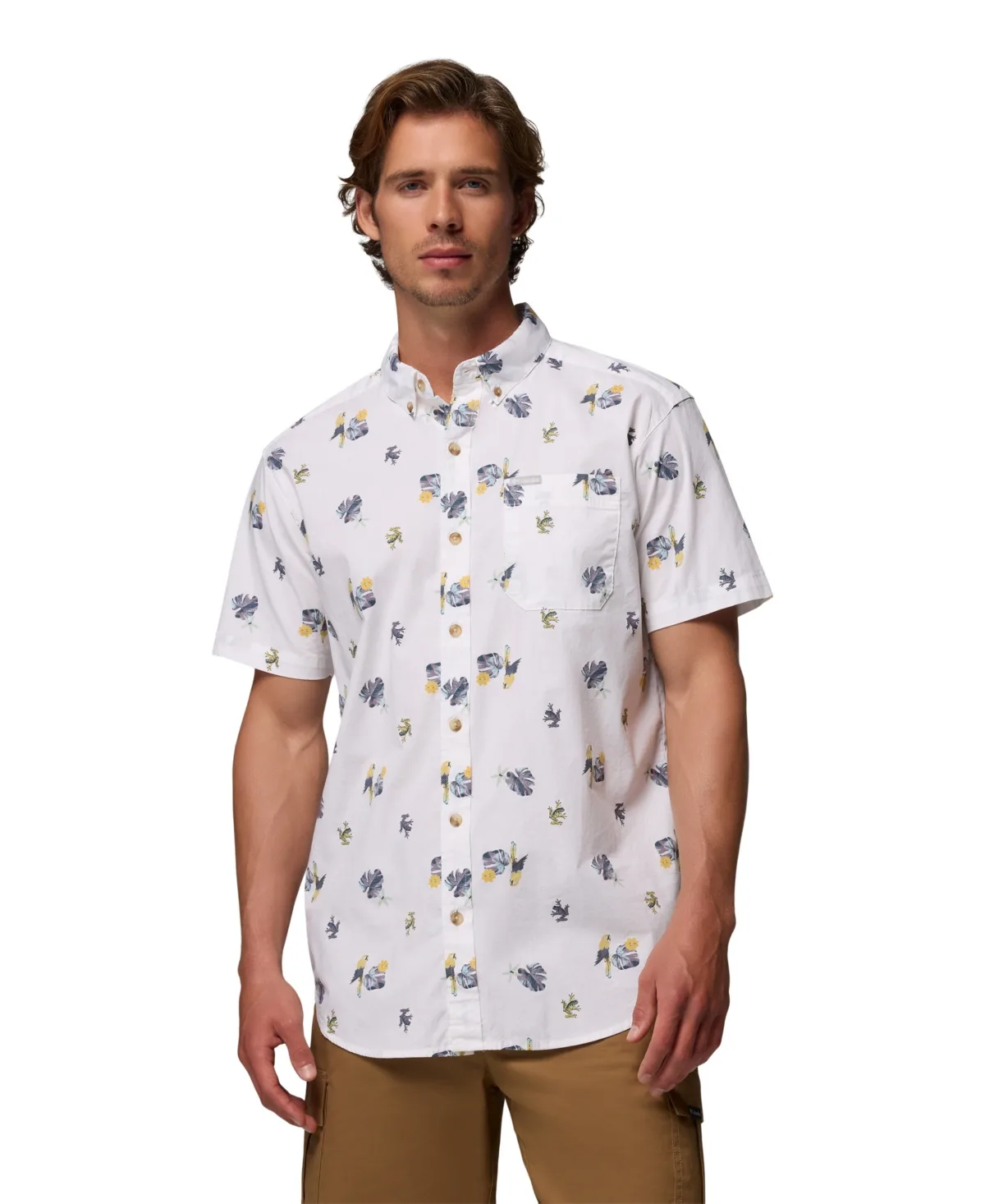 Rapid Rivers Printed Short Sleeve Shirt by Columbia