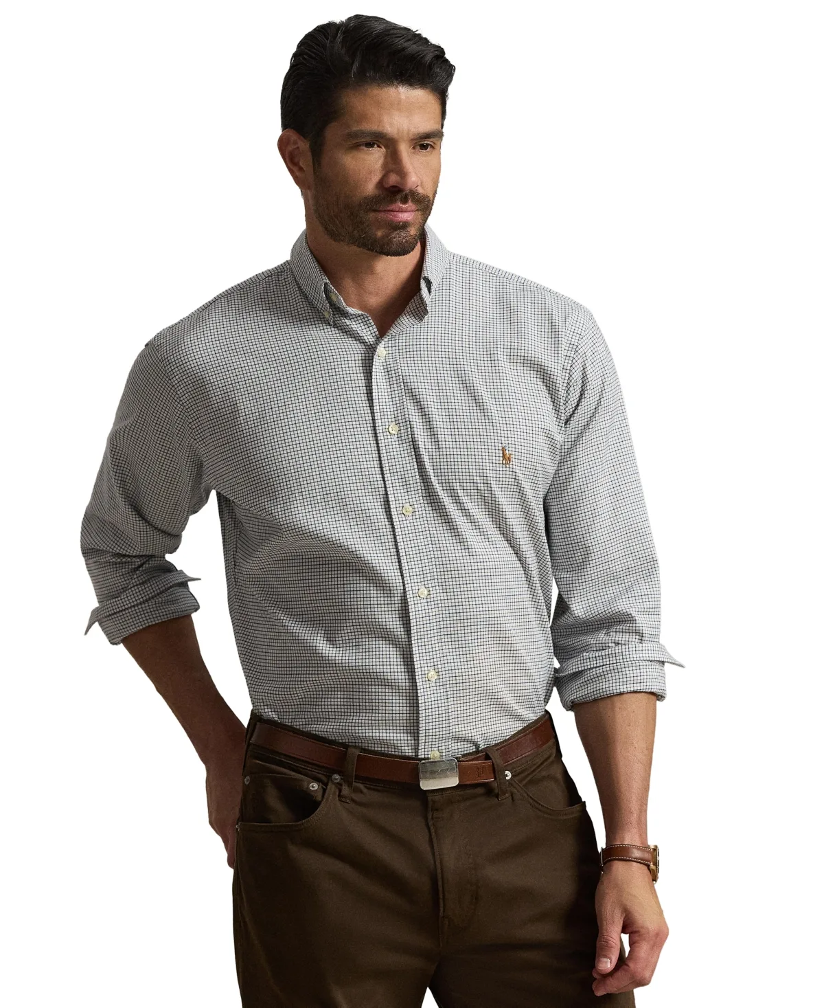 Classic-Fit Striped Soft Cotton Shirt by Polo Ralph Lauren