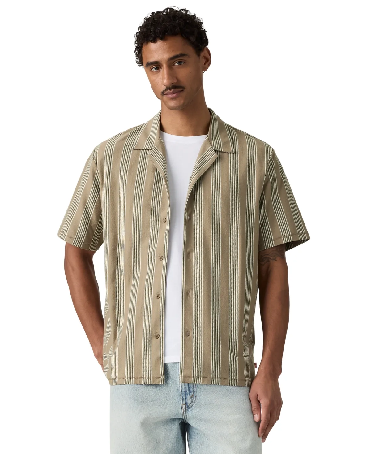 Knit Camp Short-Sleeve Camp Collar Shirt by Levi's