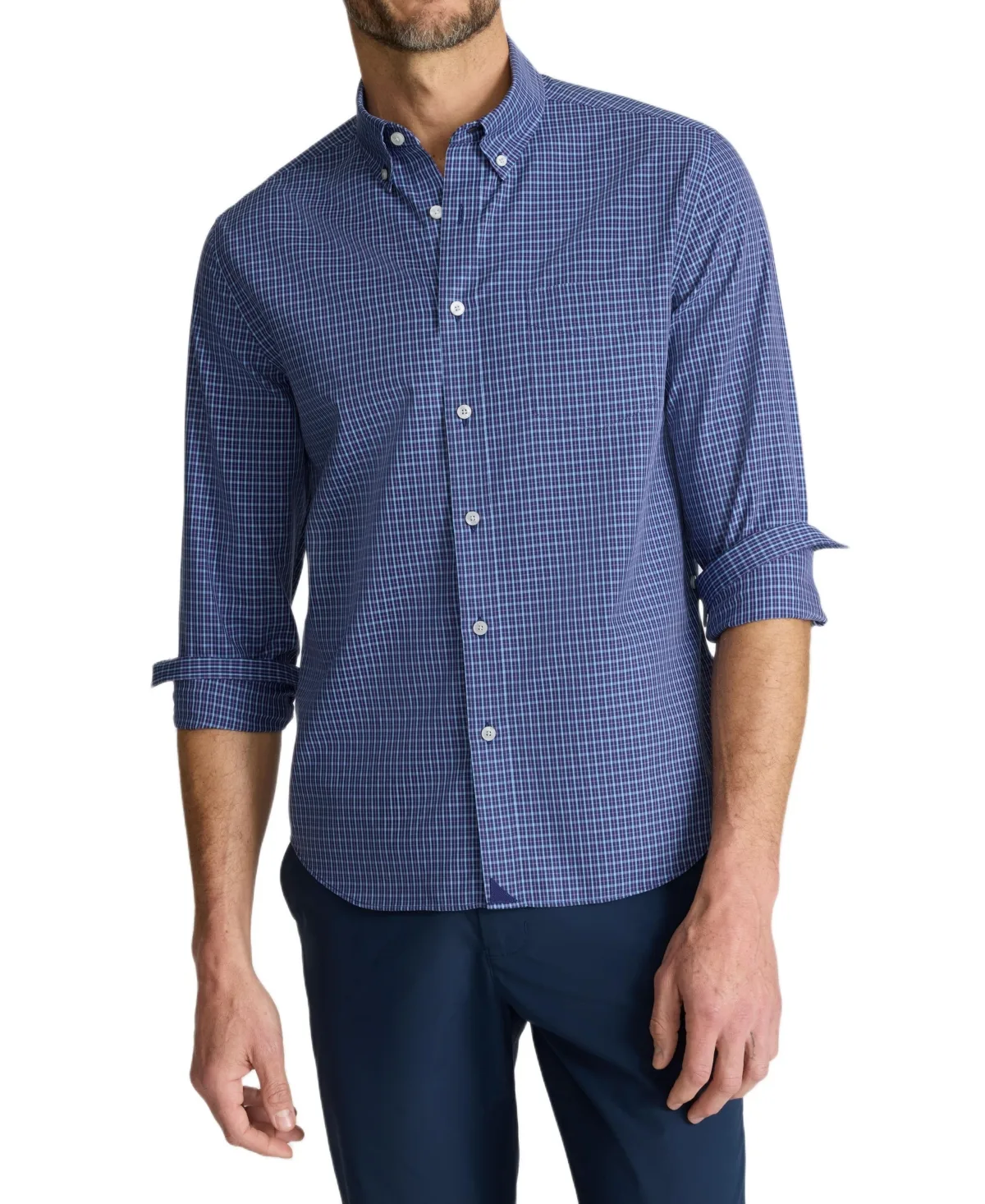 Regular Fit Wrinkle-Free Solay Button Up Shirt by Untuckit