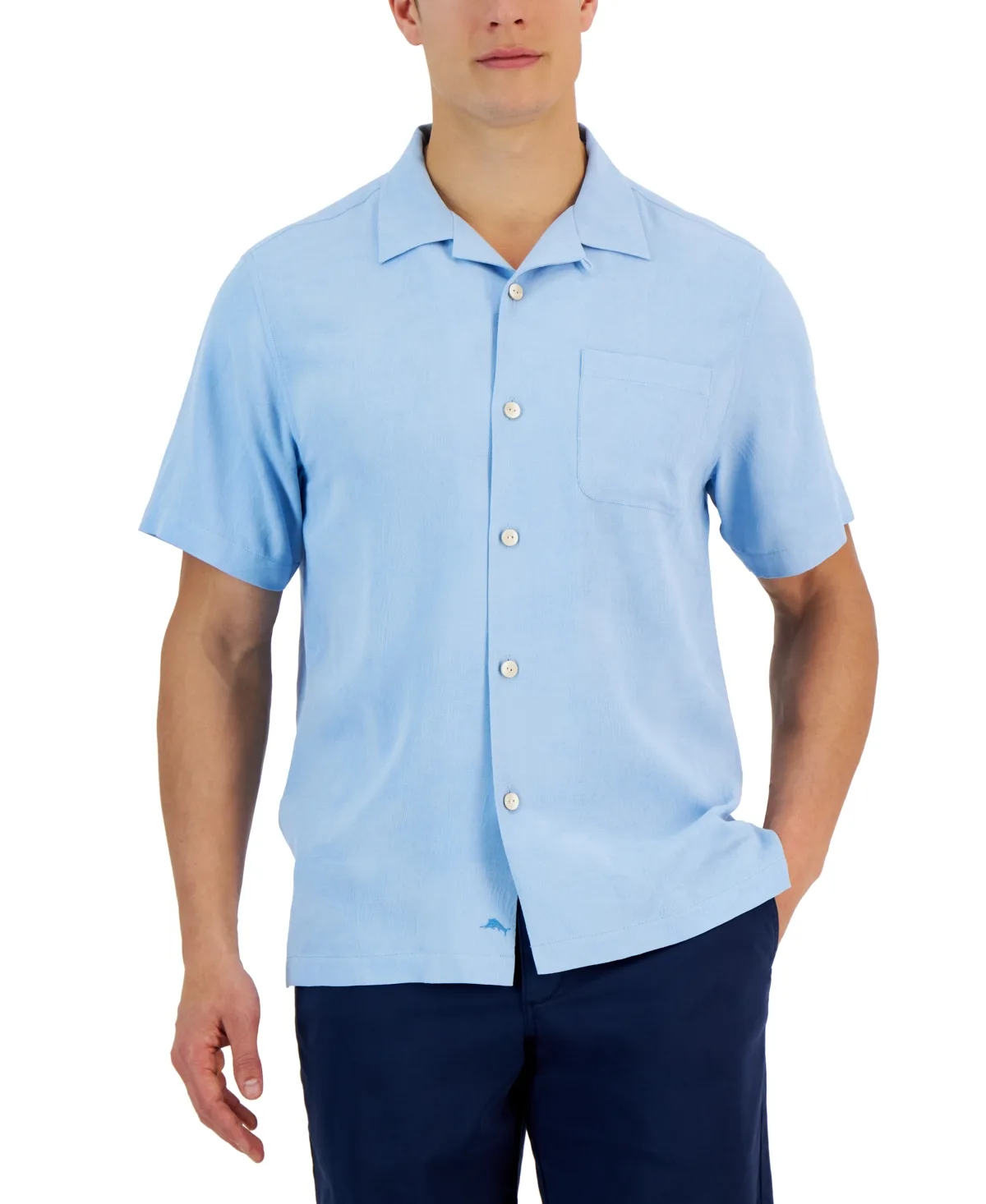 Al Fresco Tropics Silk Short-Sleeve Shirt
