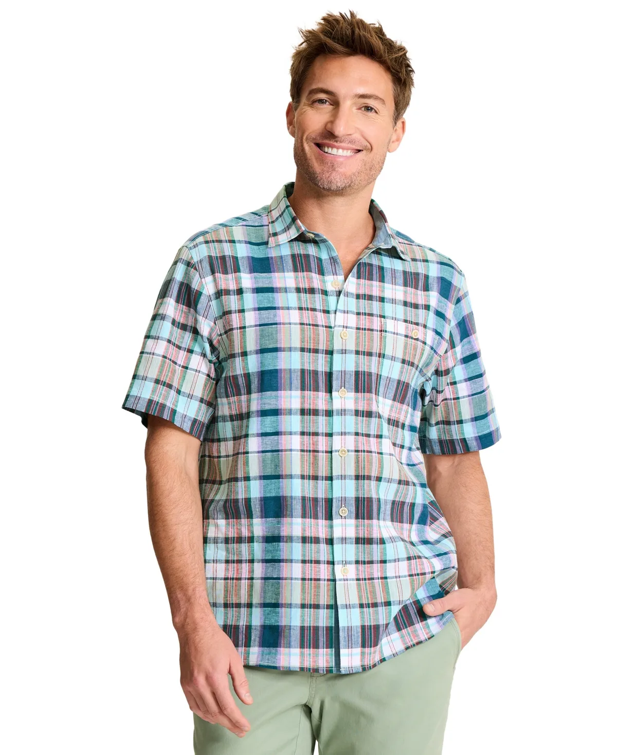 Barbados Breeze Tavira Check Regular-Fit Shirt by Tommy Bahama