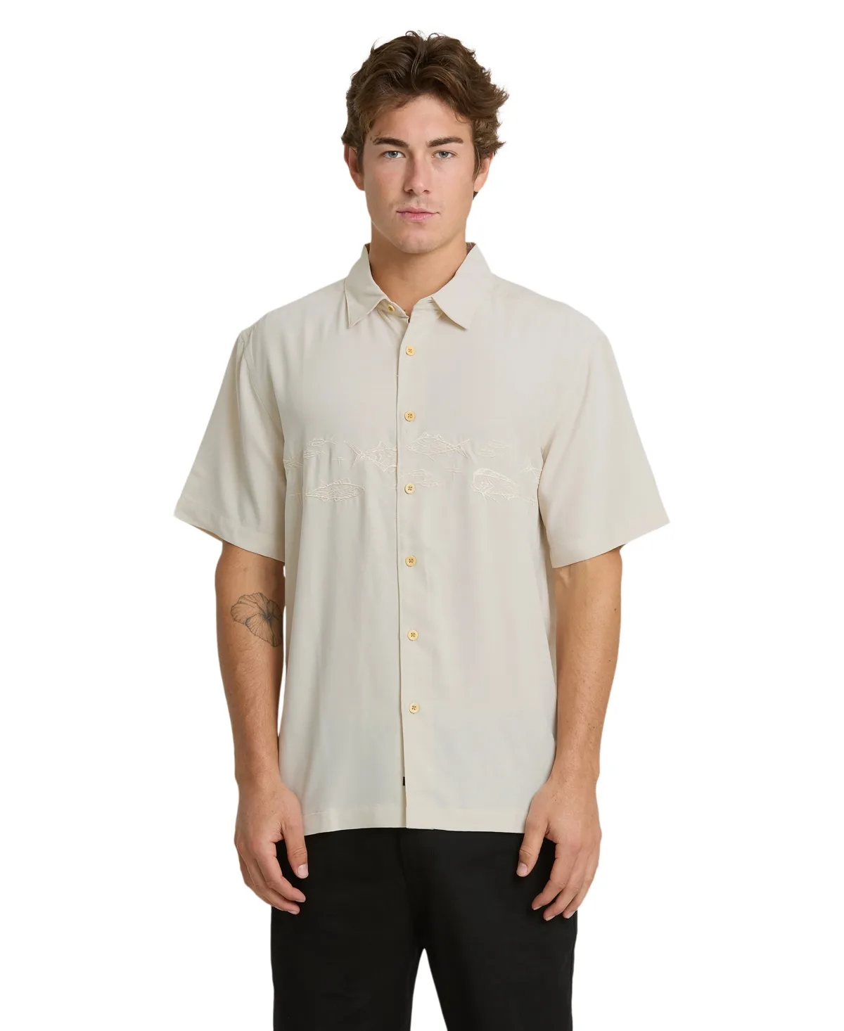 Offshore Short-Sleeve Shirt by Quiksilver Waterman