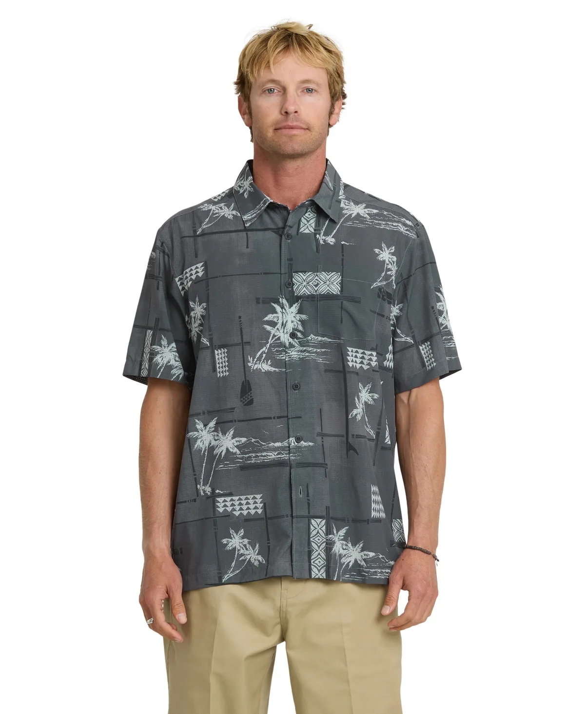 Island Time Short-Sleeve Shirt by Quiksilver Waterman